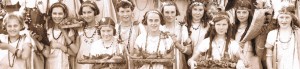 'The Maidens', my mum's school play, Tasmania 1933.